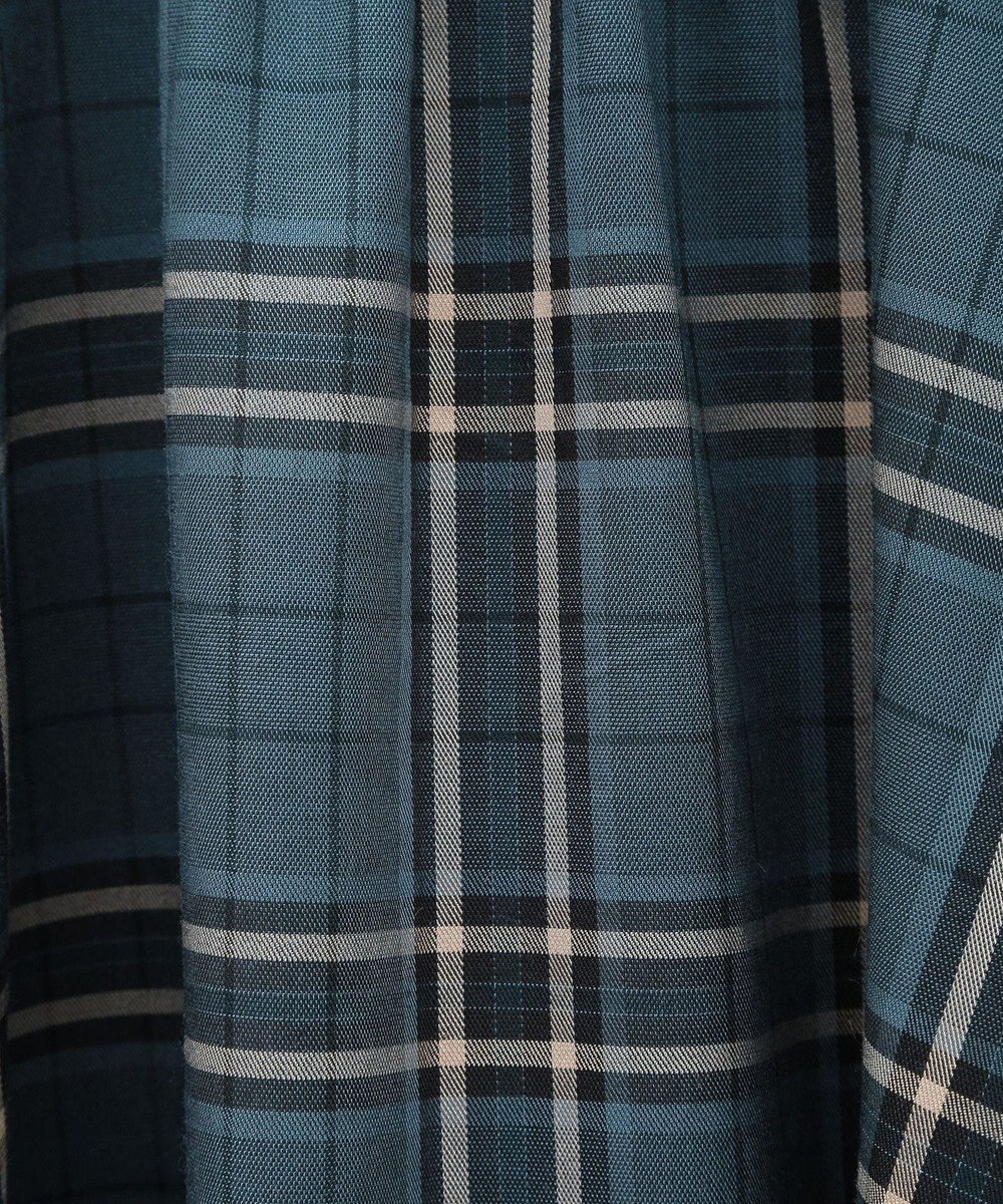 Green Parks ボウタイリボン付裾バルーンシャツワンピース 