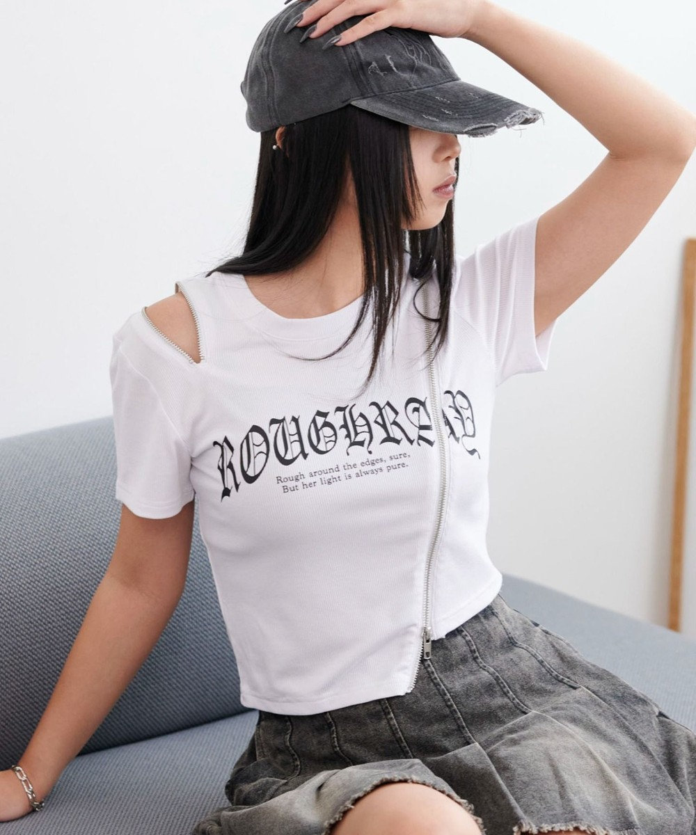 WEGO ZIPデザイングラフィックちびT 