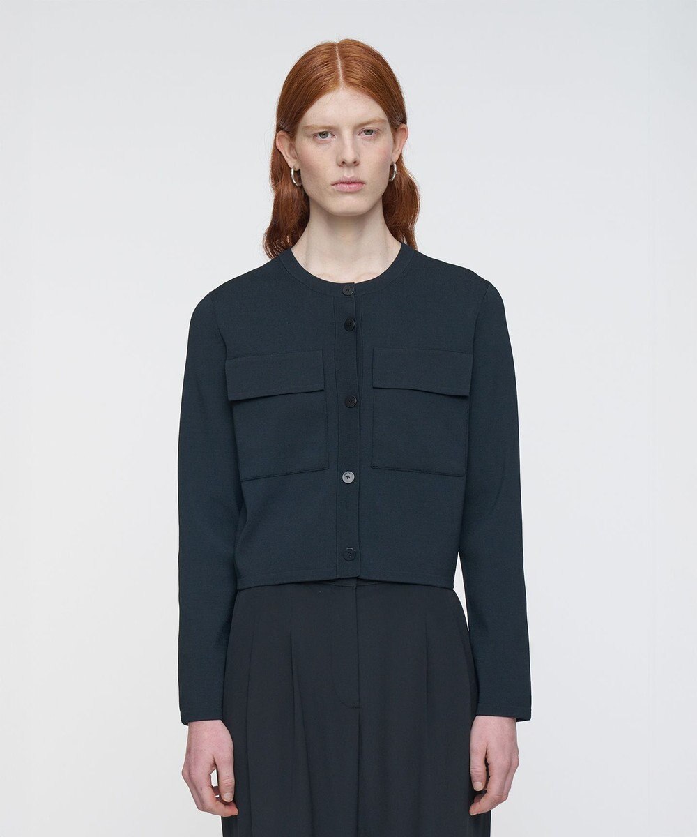 JOSEPH フルニードルビスコース　ニットジャケット 