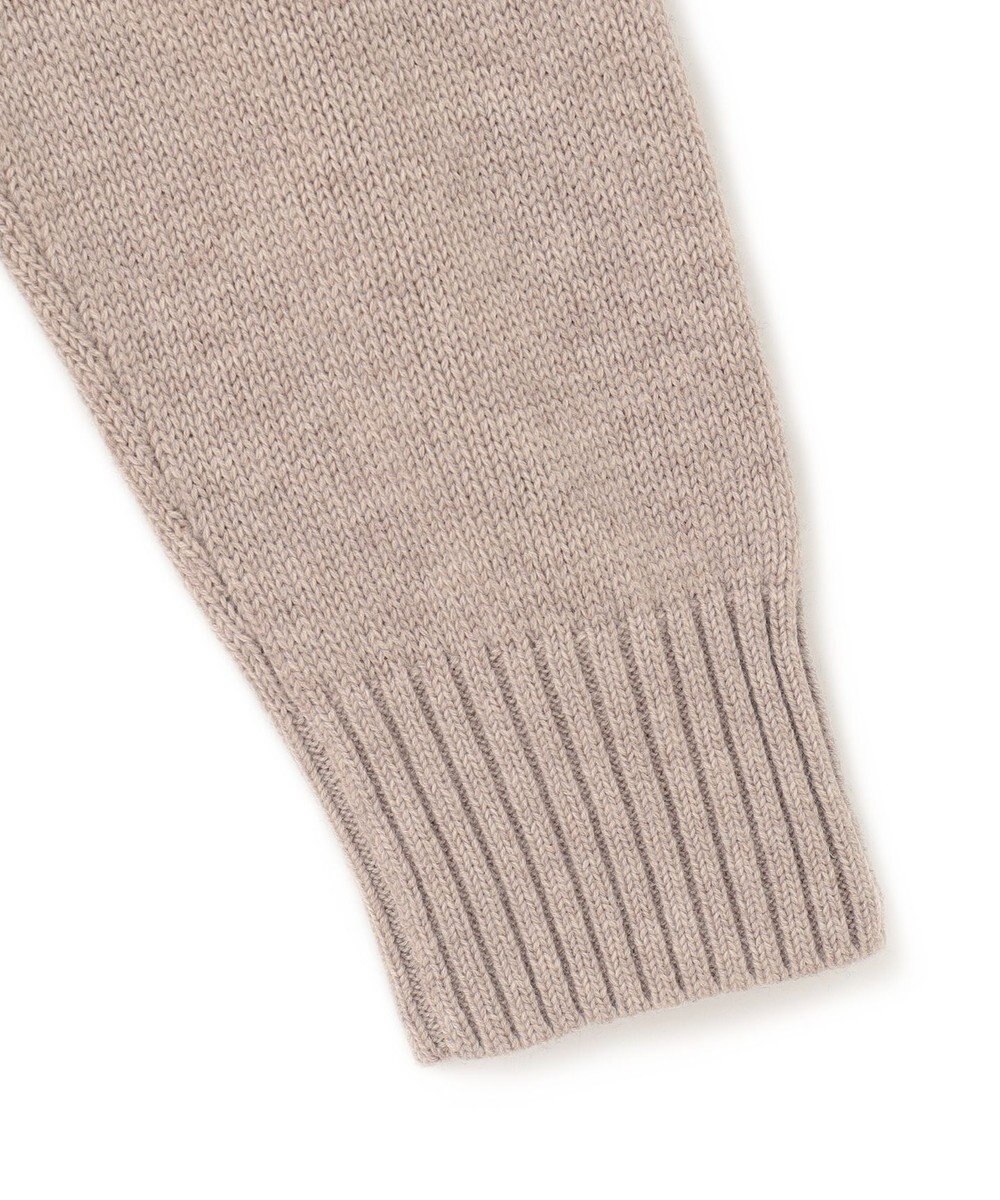 BEIGE， 【洗える】LEADER / フェイクレザーポケットオーバーサイズカーディガン 