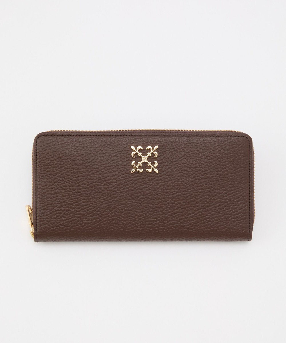 russet モノグラムプレートラウンドジップウォレット(SO-372) 