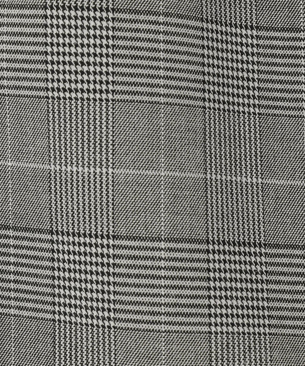 ANY L 【手洗い可/ウエストゴム/裏起毛】チェックボンディングタイトスカート 