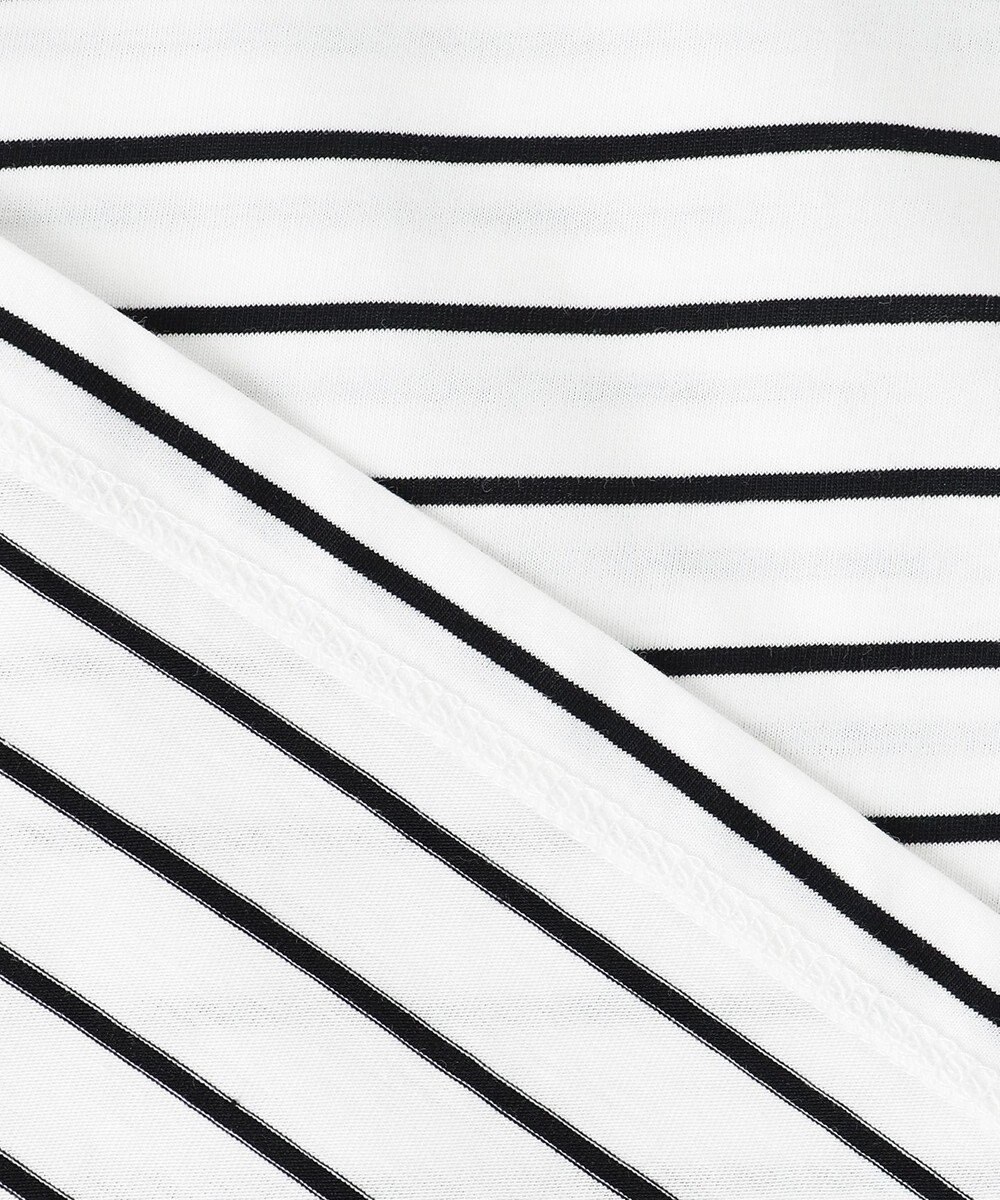 J.PRESS LADIES 【洗える】スムースジャージー ボーダー カットソー 