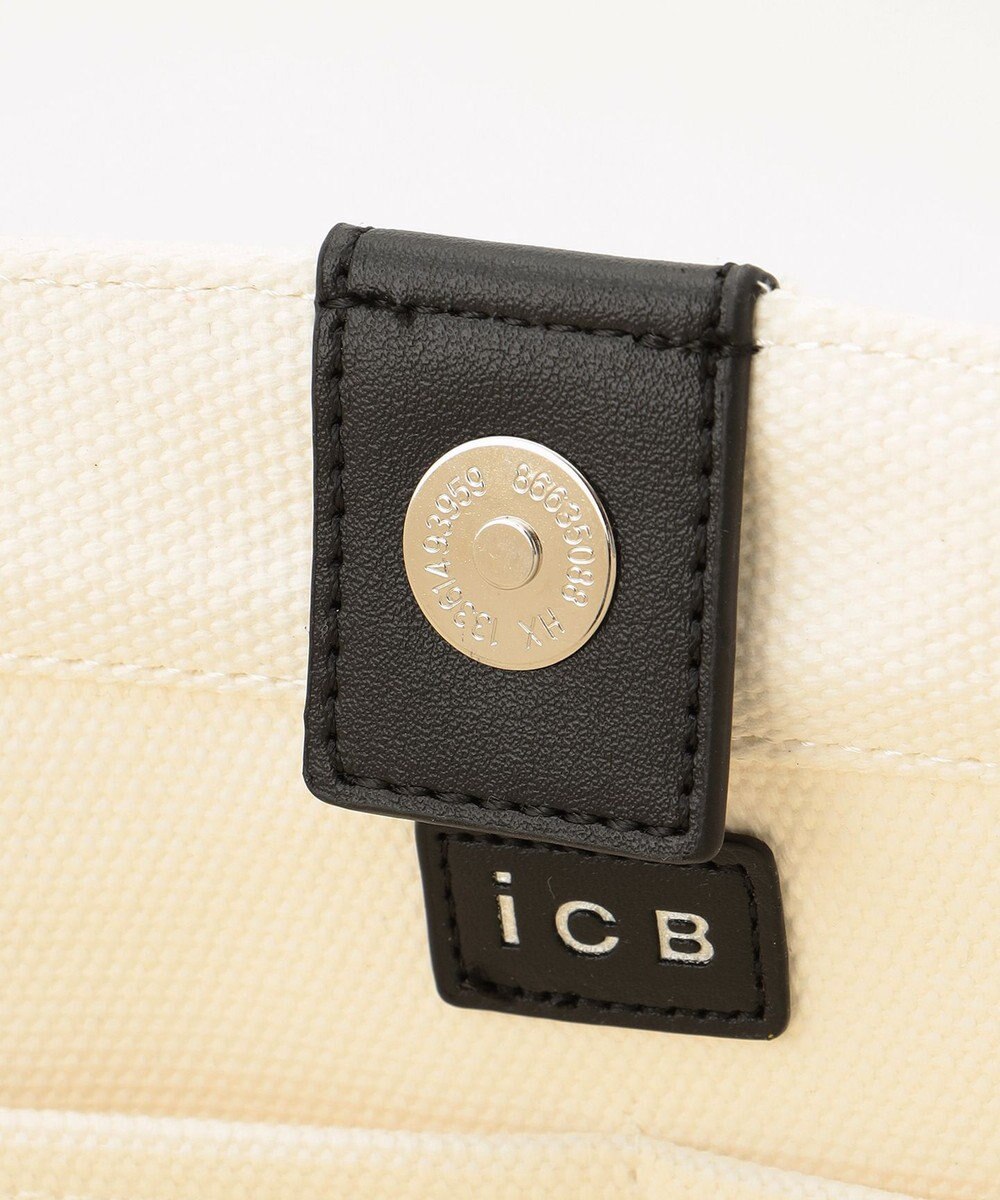 ICB ポーチ付き キャンバストート バッグ 