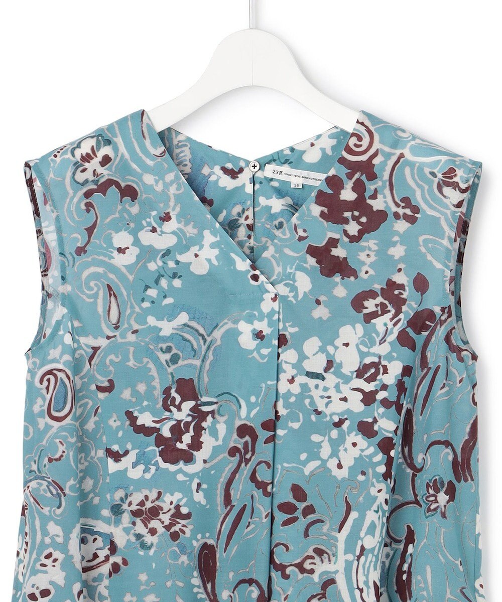 23区 【先行予約】Ericaランダムペイズリープリント ワンピース 