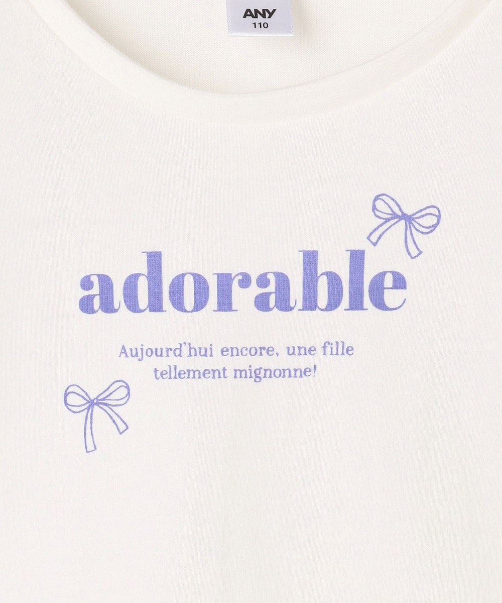 ANY KIDS 【一部店舗/WEB限定】【綿100%】プリント 半袖Tシャツ 