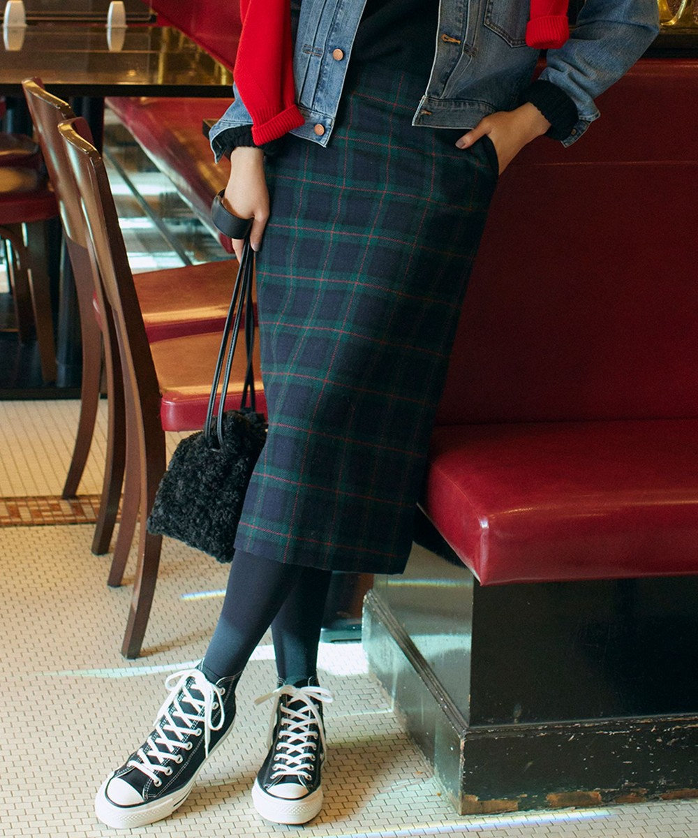 タータンチェック　スカート　23区　ファッション通販　【公式通販】オンワード・クローゼット