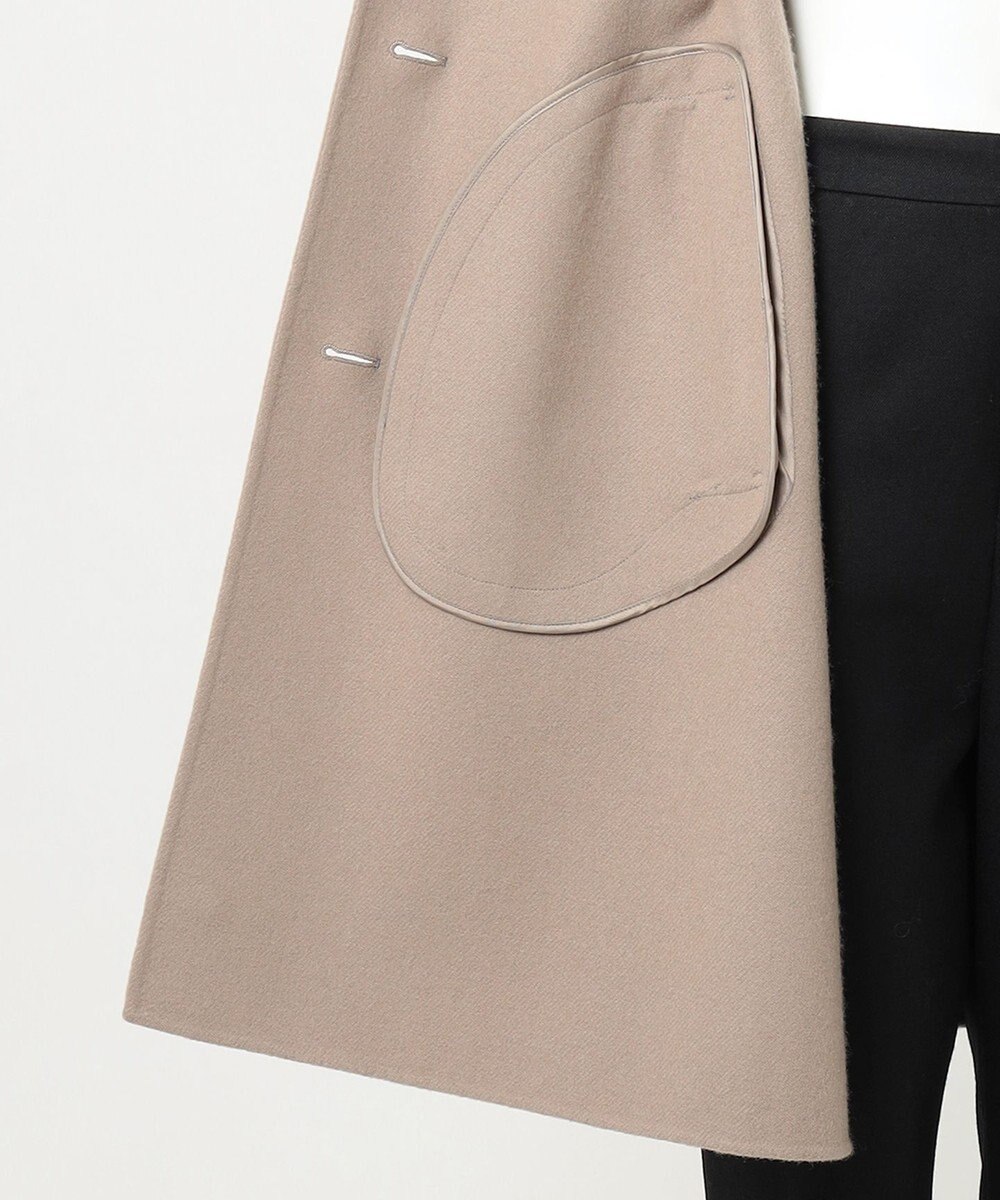 23区 L 【R(アール)】ショートリバー スタンドカラーコート 