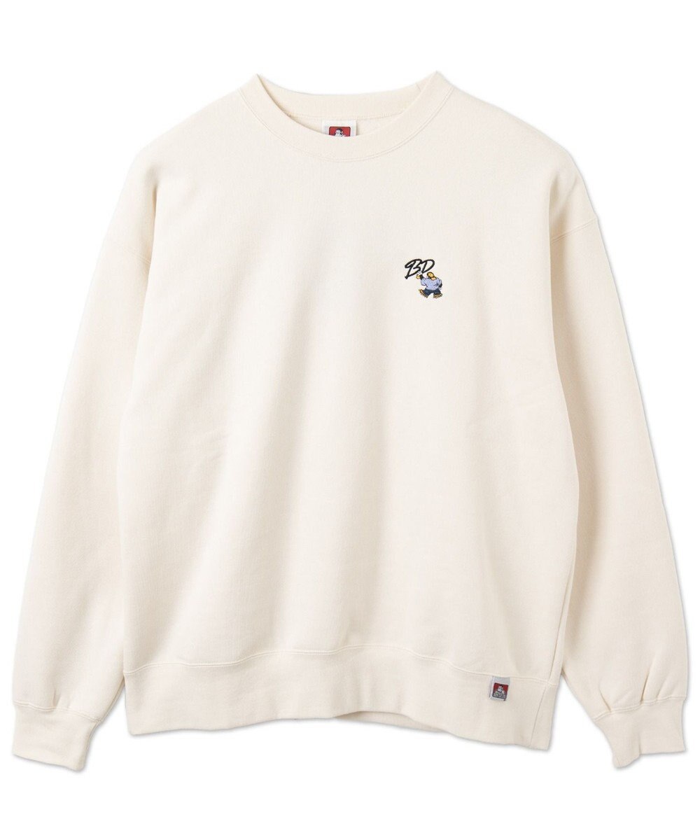 WEGO 【ユニセックス着用ITEM/裏起毛】別注BENDAVISワンポイントプルオーバー 