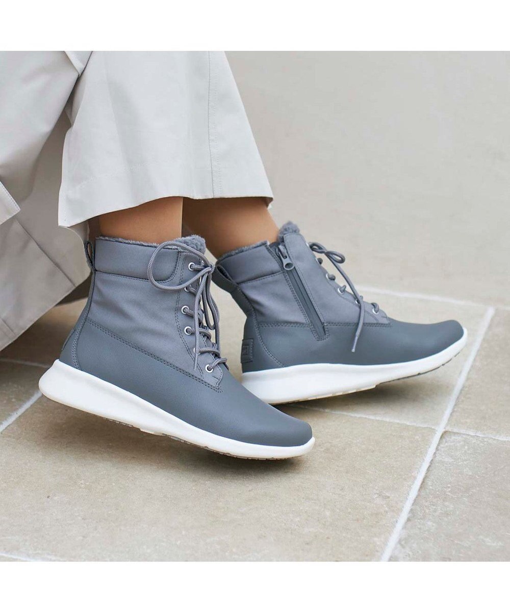 ing <ing>【レイン・スノー対応】レースアップスニーカーブーツ 