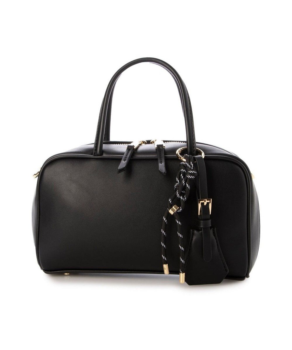 UNBILLION カシュカシュ cachecache / チャーム付横長ボストン 