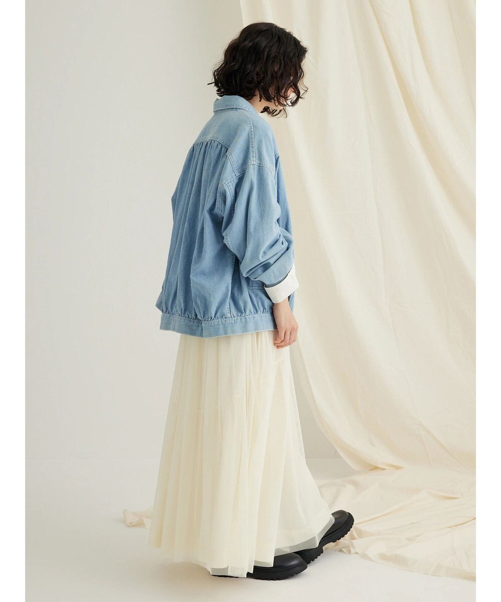 CRAFT STANDARD BOUTIQUE ライトデニムギャザーＧジャン 