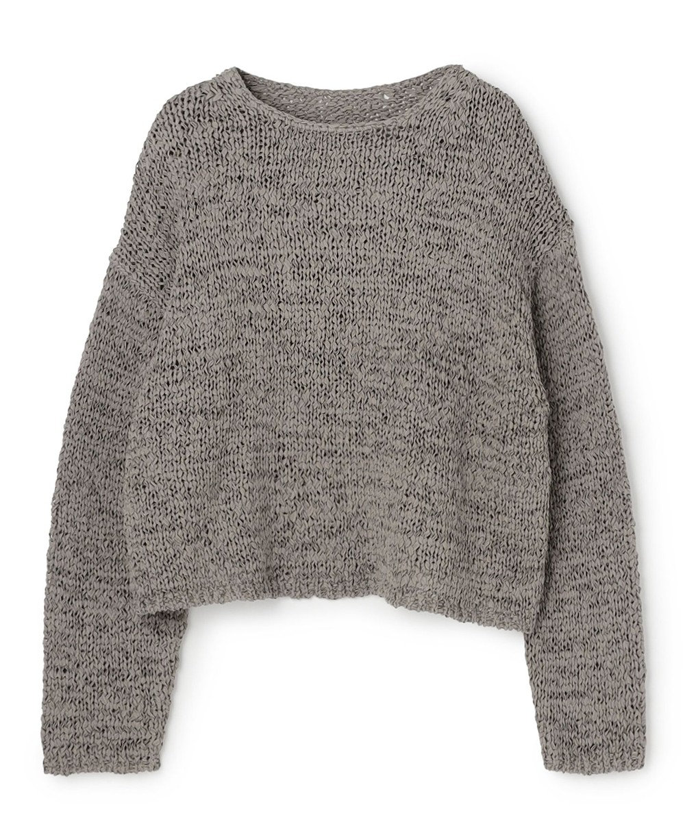 UNFILO テープヤーンニット プルオーバー 