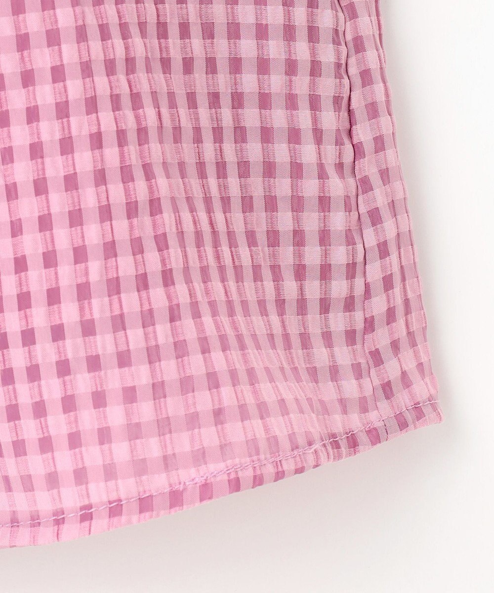 組曲 KIDS 【110-140㎝】ギンガムサッカー ワンピース 