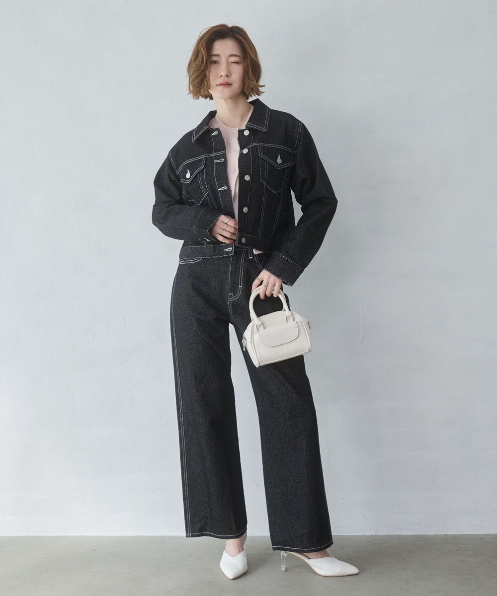 WEGO 【XS～Lサイズ展開/美脚】ストレートデニムパンツ 