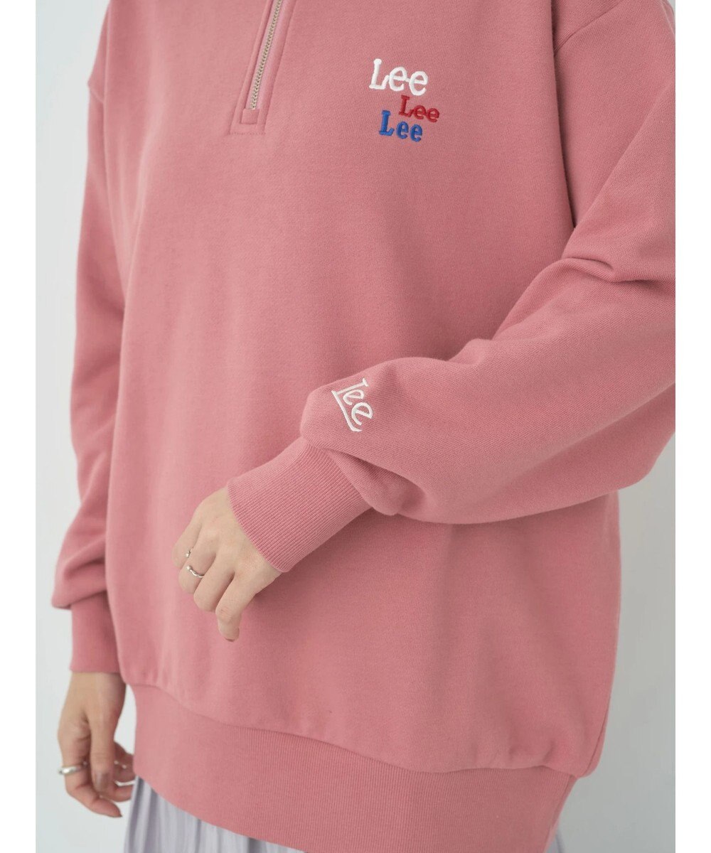 earth music&ecology Ｌｅｅ×ｅ．ｍ．ａ．ｅ．　ハーフジップ刺繍スウェット 