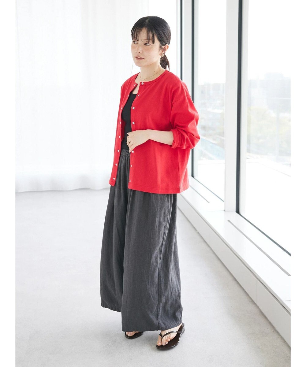 CRAFT STANDARD BOUTIQUE 【キナリノ別注】リネンレーヨンワイドパンツ 