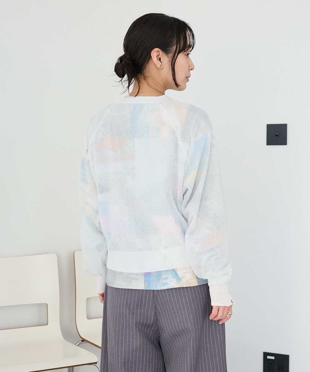 CRAFT STANDARD BOUTIQUE ジョーゼットシアーニットプルオーバー 