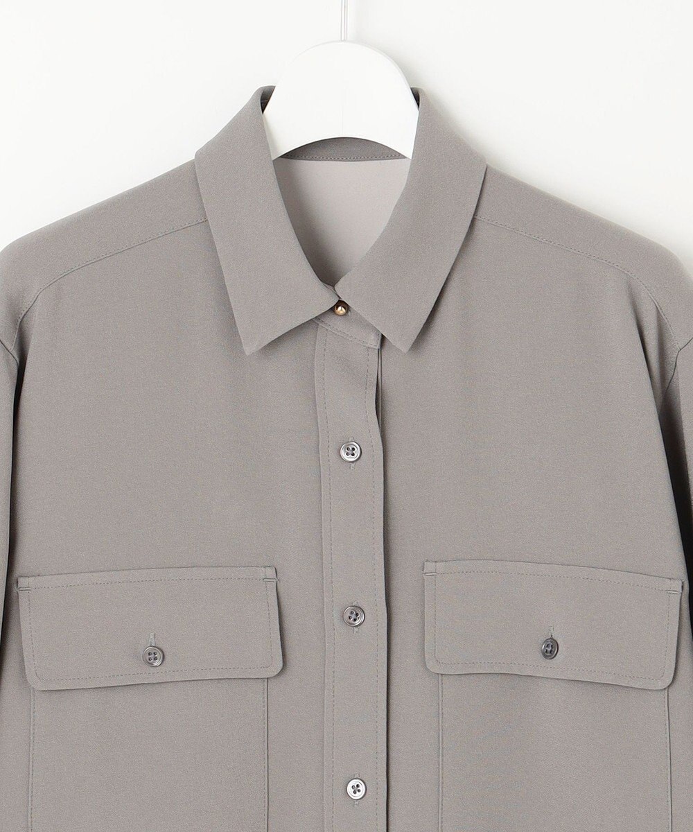 自由区 【洗える】ハイツイストシャツ ブラウス 