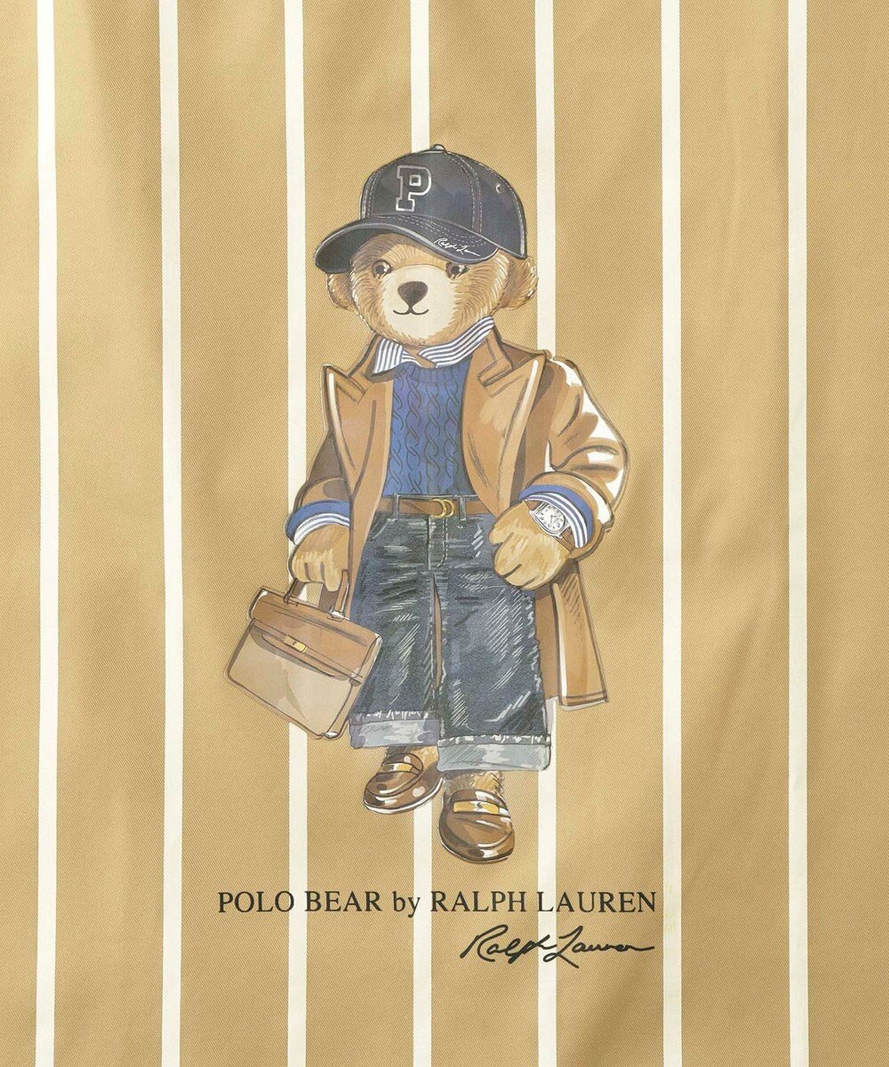 MOONBAT POLO RALPH LAURENRL ベルト付きレインバッグ ポロベア ボーダー ストライプ／撥水加工 