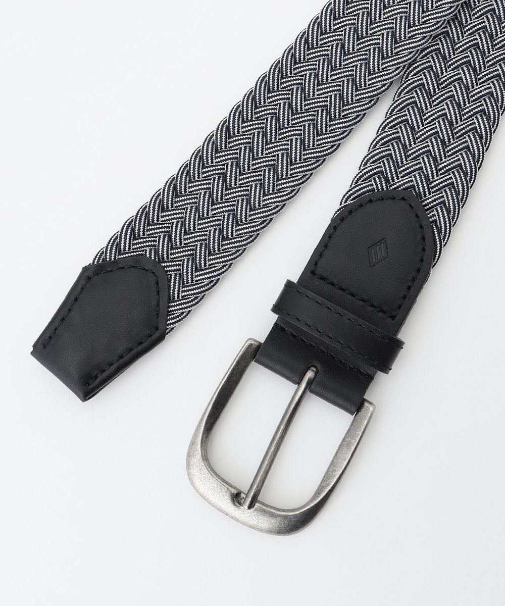 JOSEPH ABBOUD 【キングサイズ・イタリア素材・ストレッチ・日本製】 ストレッチミックスブレイズ ベルト 