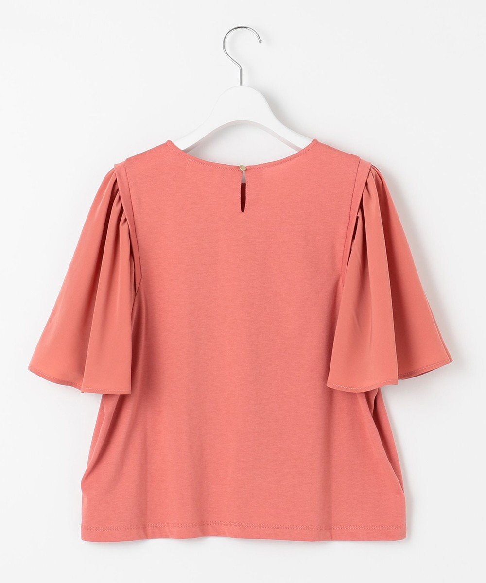 Feroux 【UVケア】ジョーゼットフレアスリーブ Tシャツ 