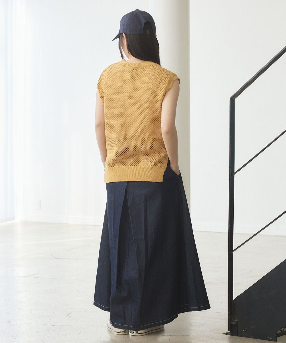 J.PRESS YORK STREET 【WOMEN】ライトダンガリー デニムスカート 