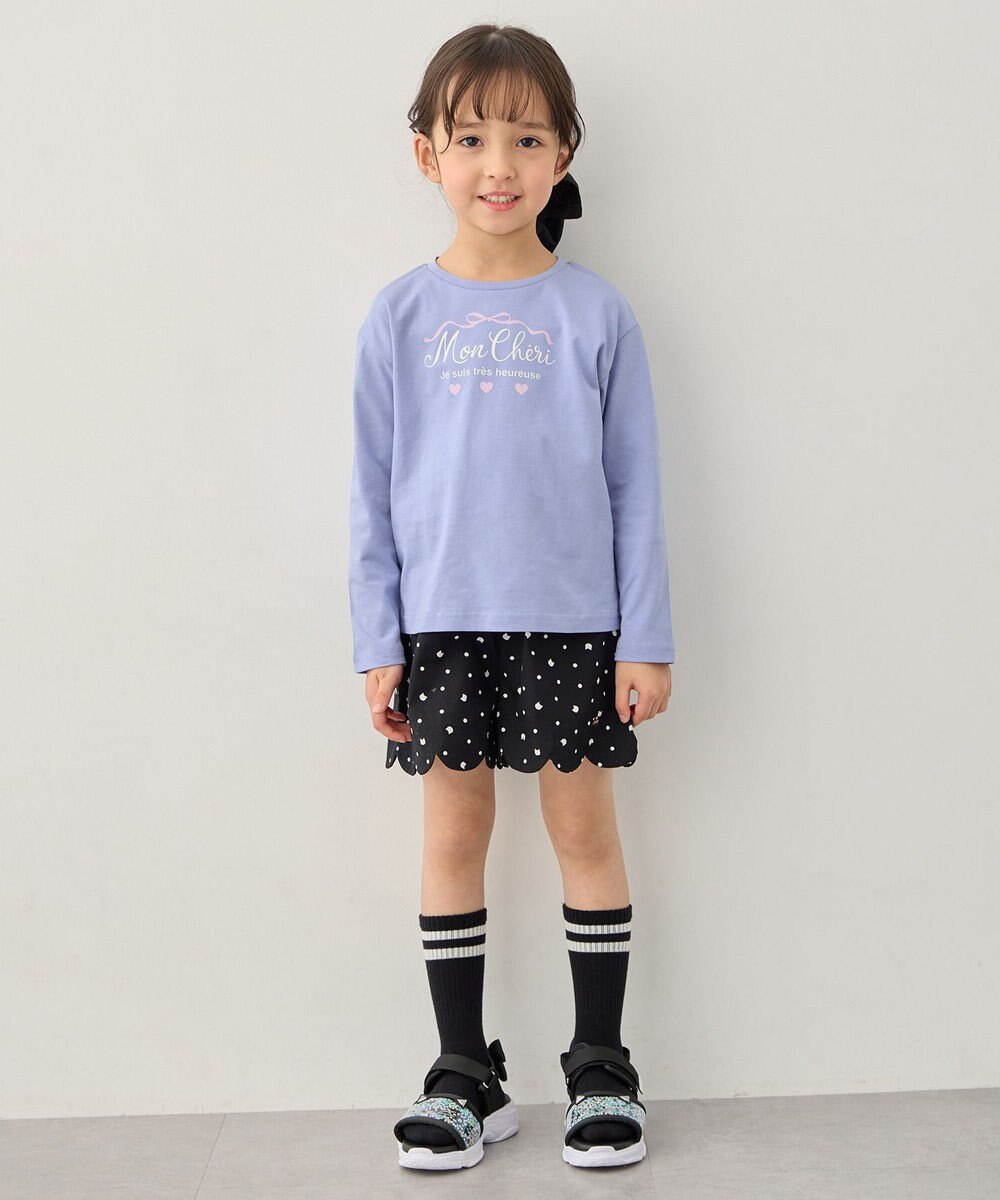 ANY KIDS 【洗濯機可能】スカラップショートパンツ 