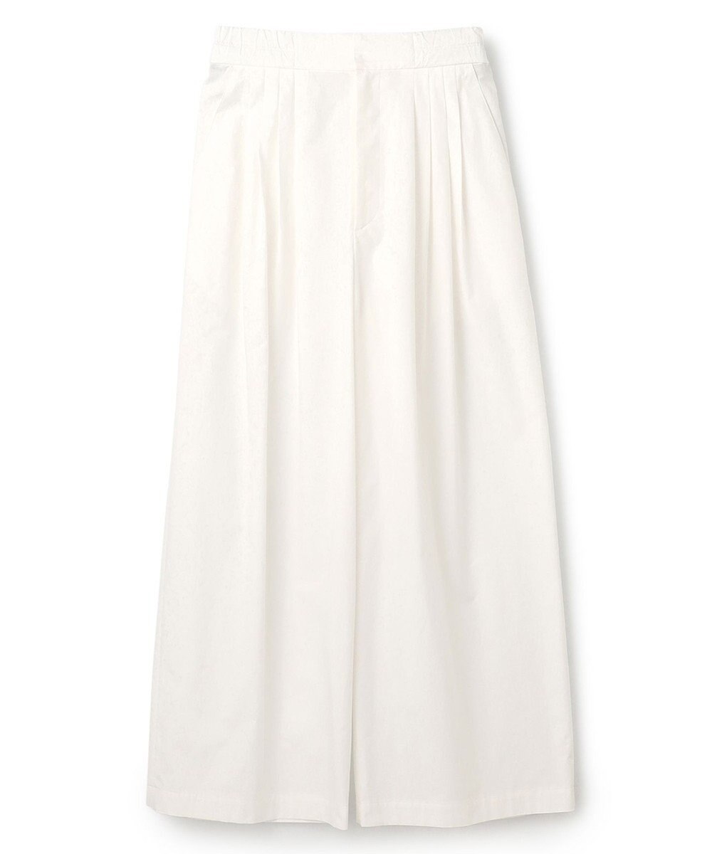 uncrave 【ご好評につき追加生産】カラータイプライター タックワイドパンツ（uncrave WHITE） 