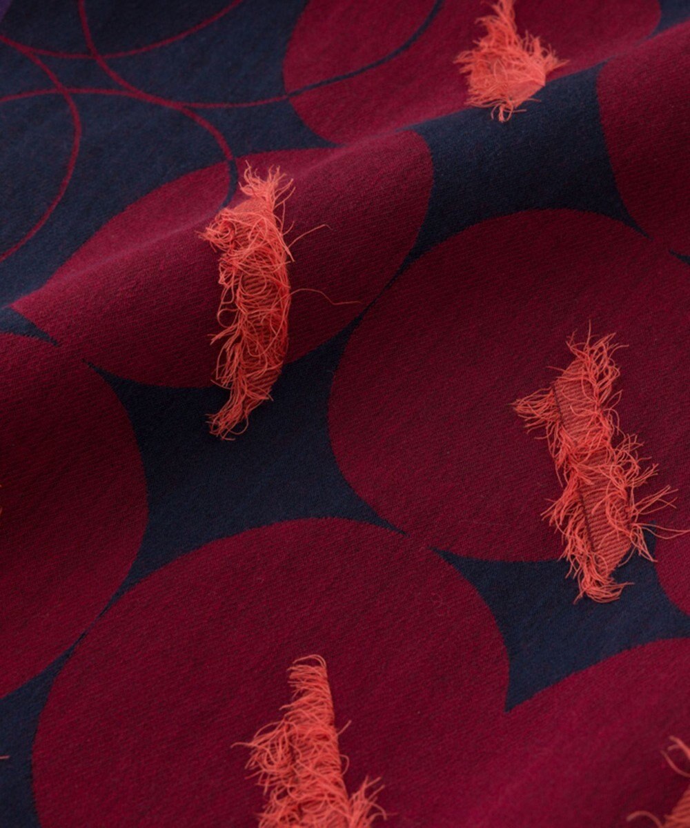 POLS コットン・キュプラ MIXTURE　フサスカーフ 