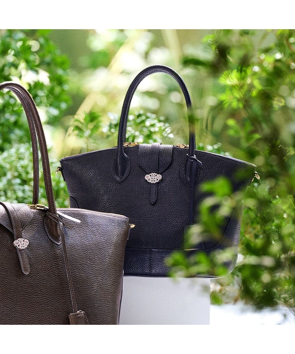 A.D.M.J. 【牛革】ノーブルファスナートート25cm(Dカン＋) 