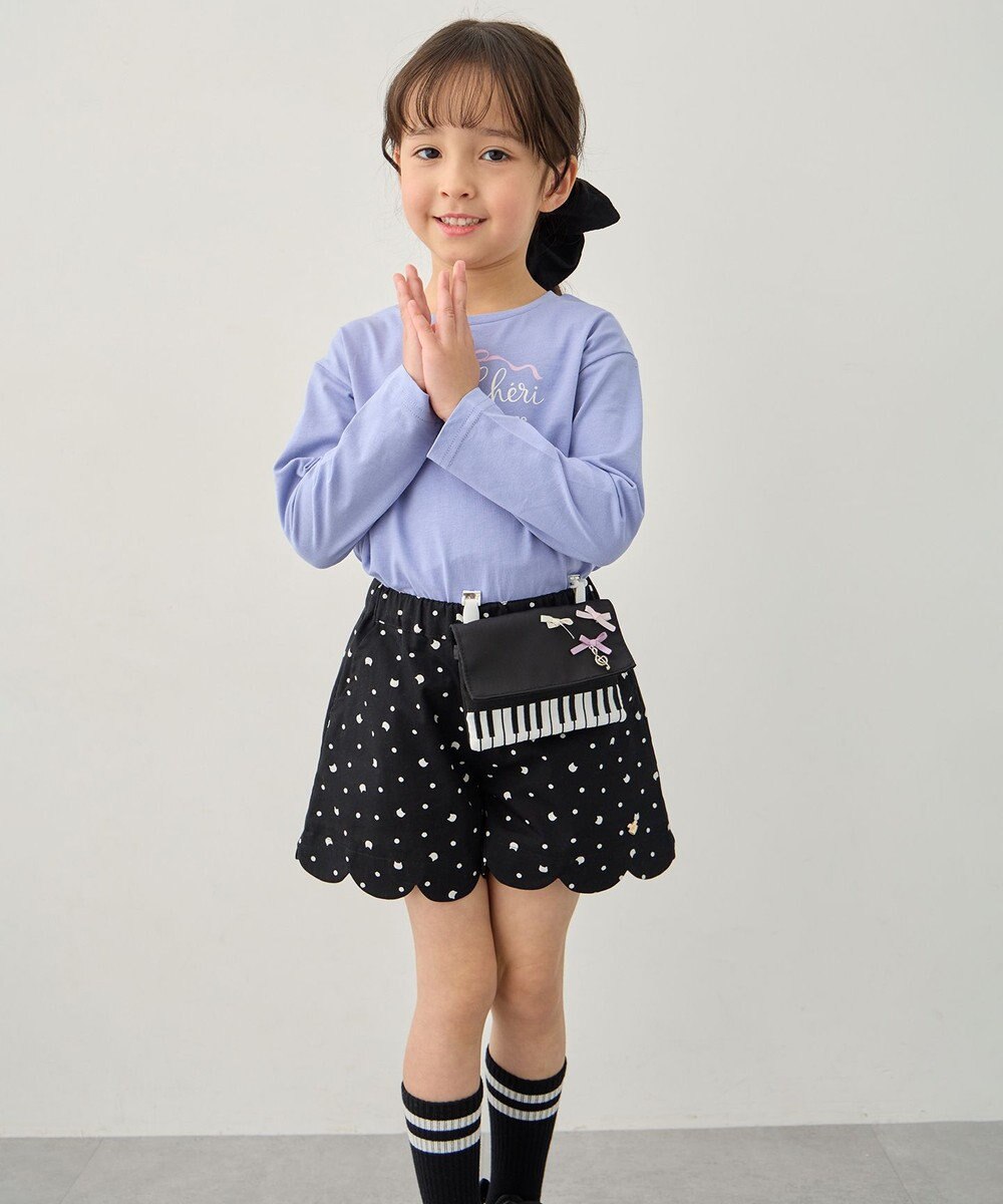 ANY KIDS 【洗濯機可能】スカラップショートパンツ 