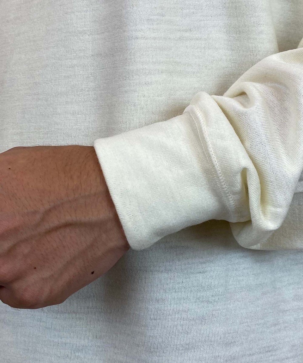 KASHIYAMA 【ウォッシャブル】ウールジャージークルーネックニット 