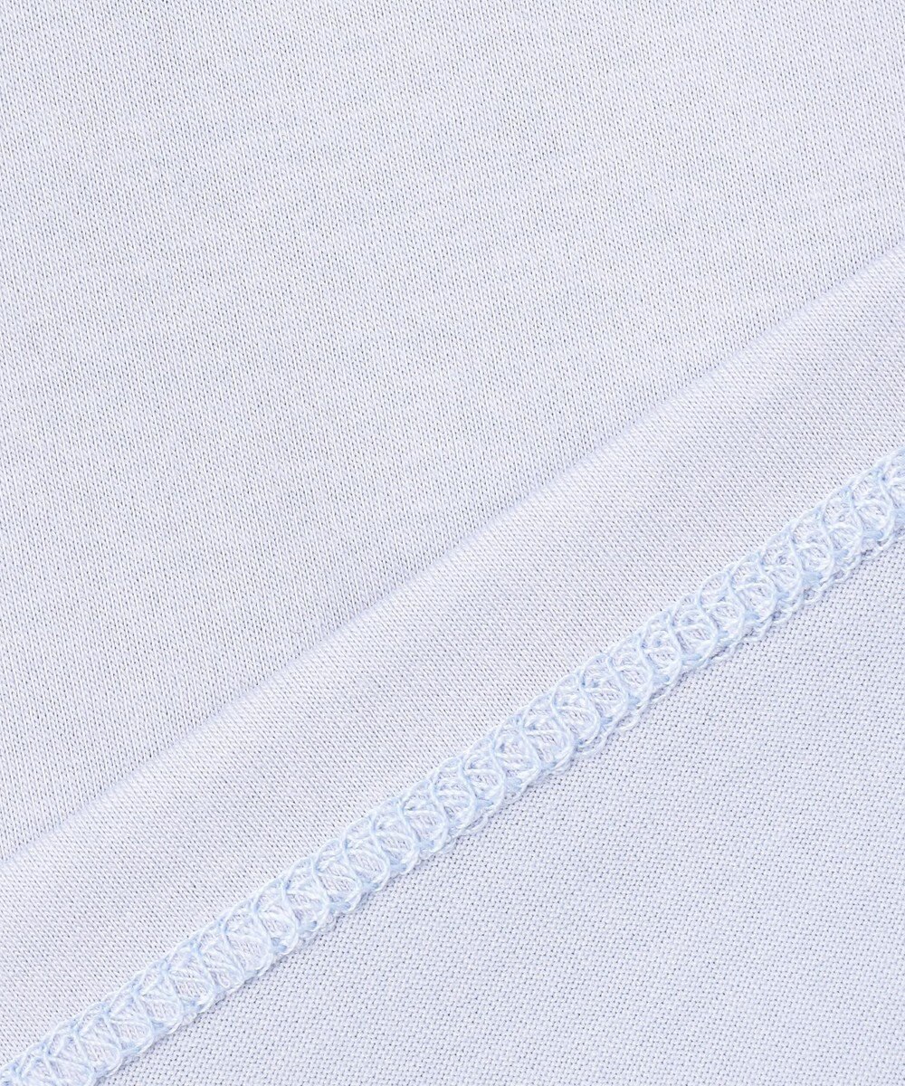 J.PRESS LADIES L 【洗える】プレーティングジャージー モックネックカットソー 