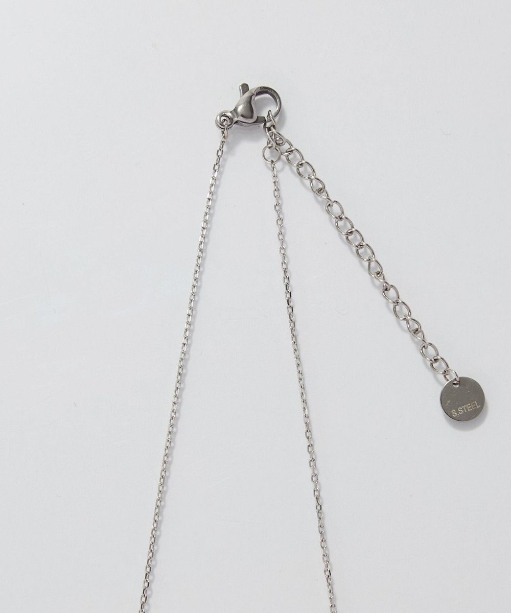 Phoebe 【金属アレルギー対応】スリークハートネックレス　シルバー/サージカルステンレス 