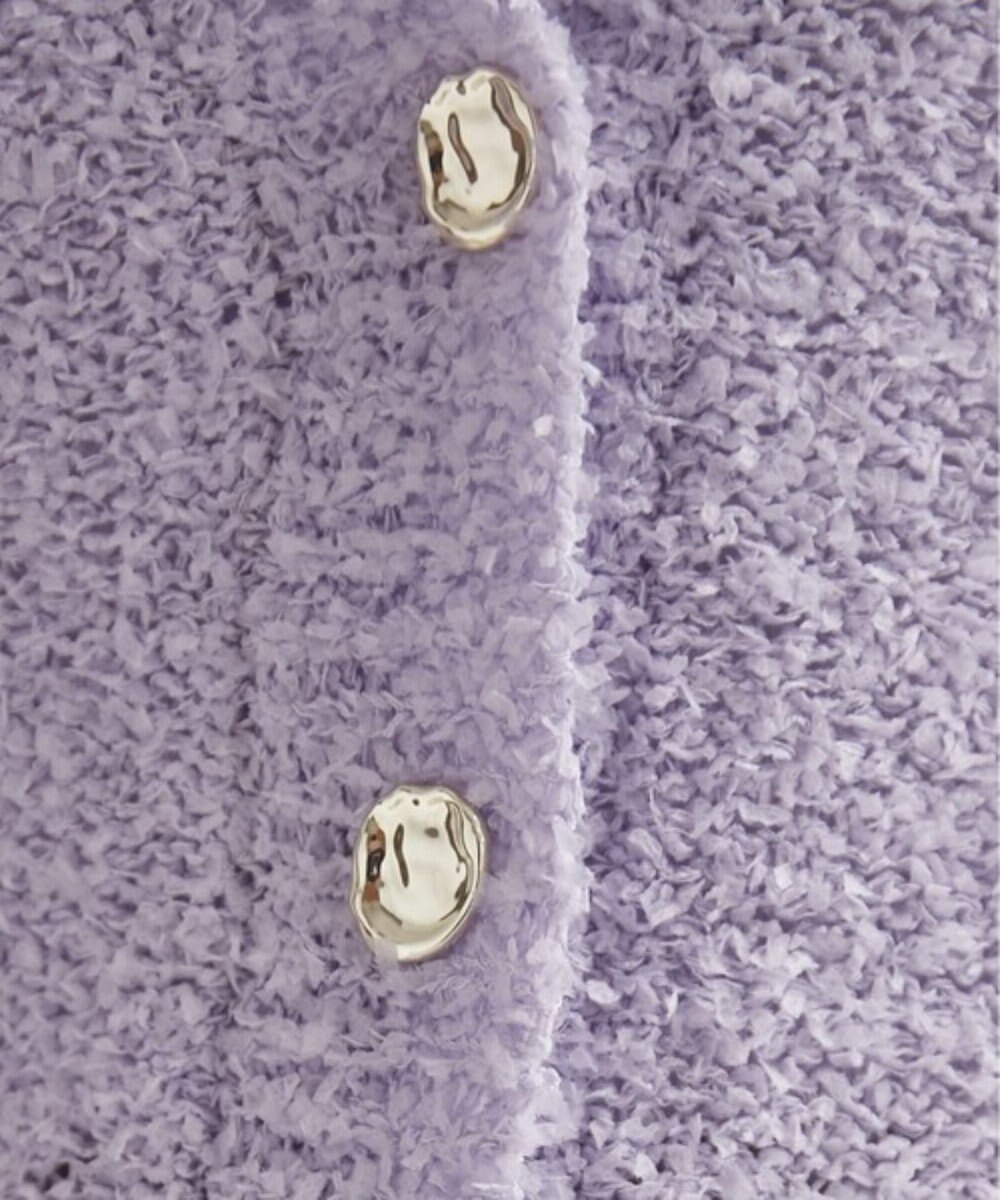 WEGO 【ANGIE VINTAGE】リボンヤーンVネックニットカーディガン 