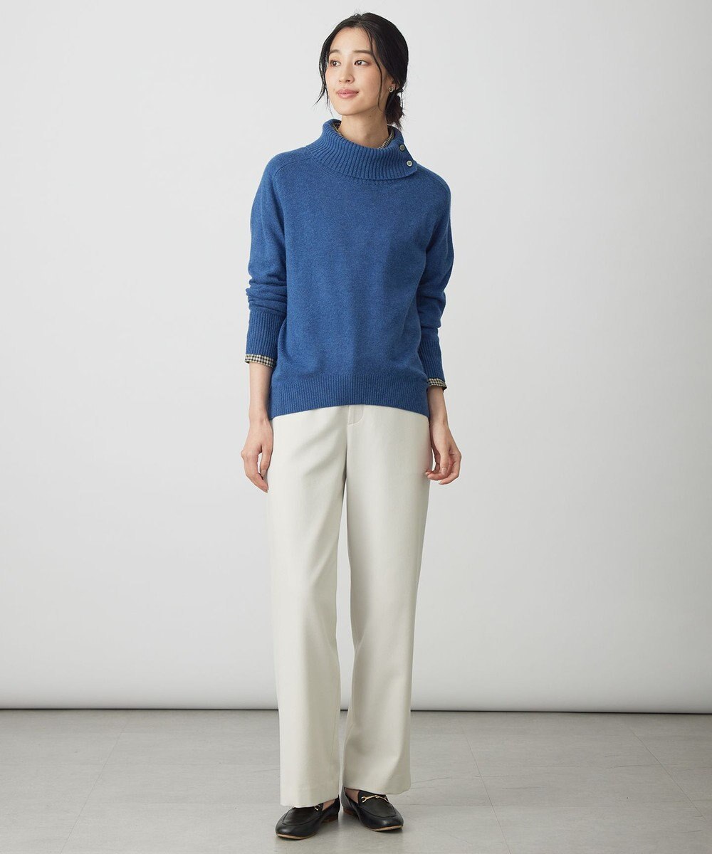 J.PRESS LADIES CASHMERE BLEND 襟付き ニット 