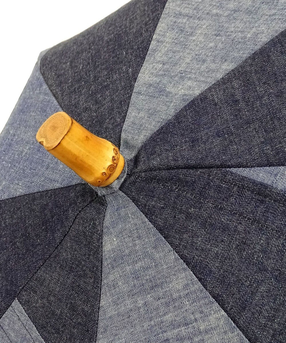 +RING 【限定/日本製】プラスリング 岡山デニム 晴雨兼用ショート長傘 47cm SR406-2 