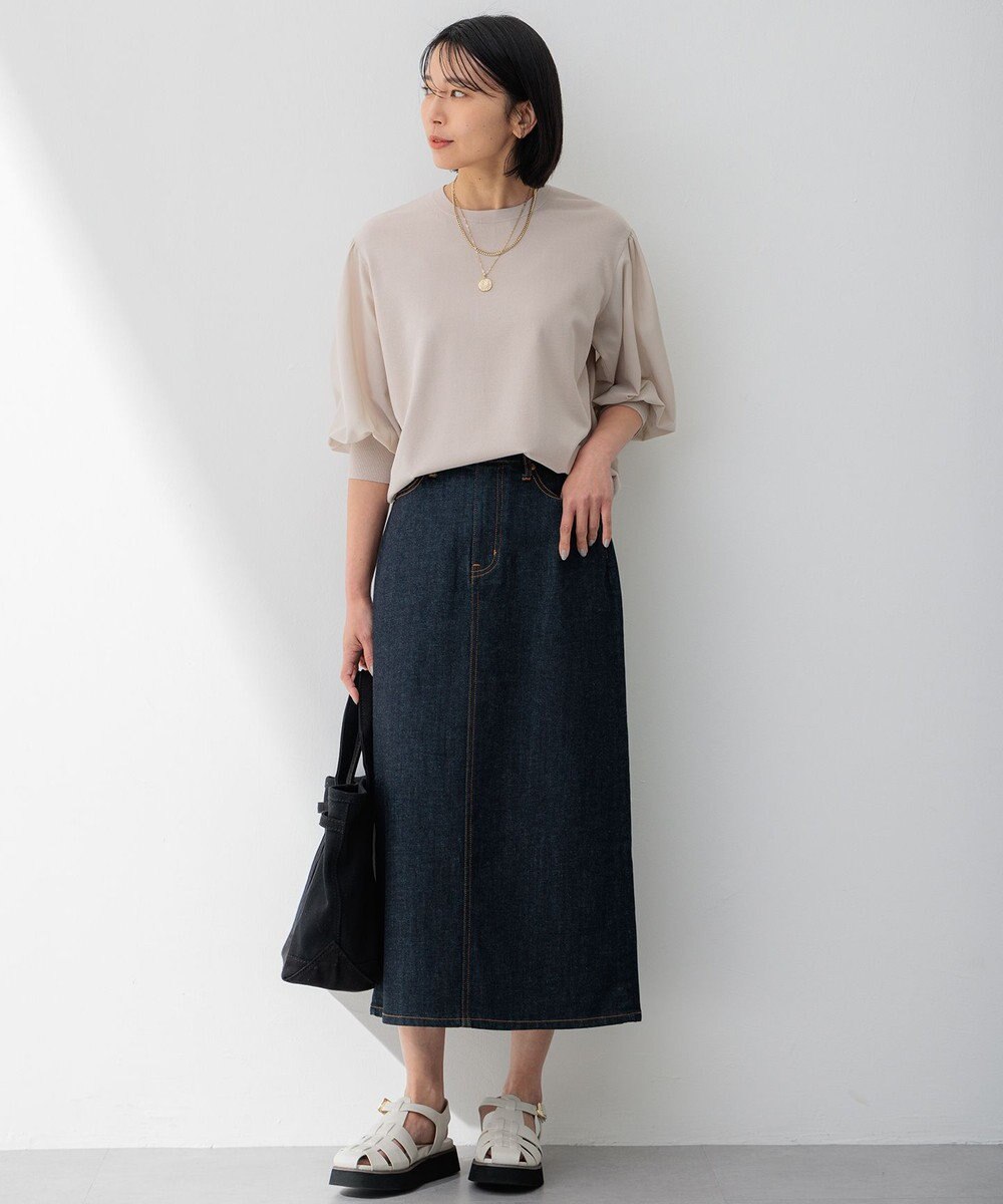 23区 L 【Oggi4月号掲載/洗える】23区DENIM ストレッチ デニムスカート 