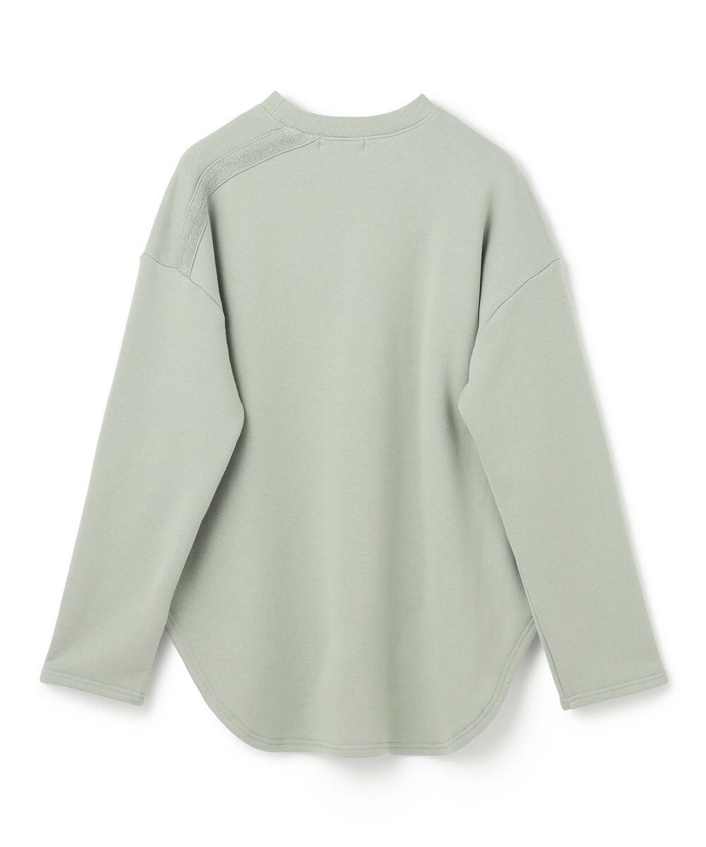 BEIGE， 【BEIGE,ecru/WEB限定・洗える】LOOP BACK / コットンスウェットリブトップス 