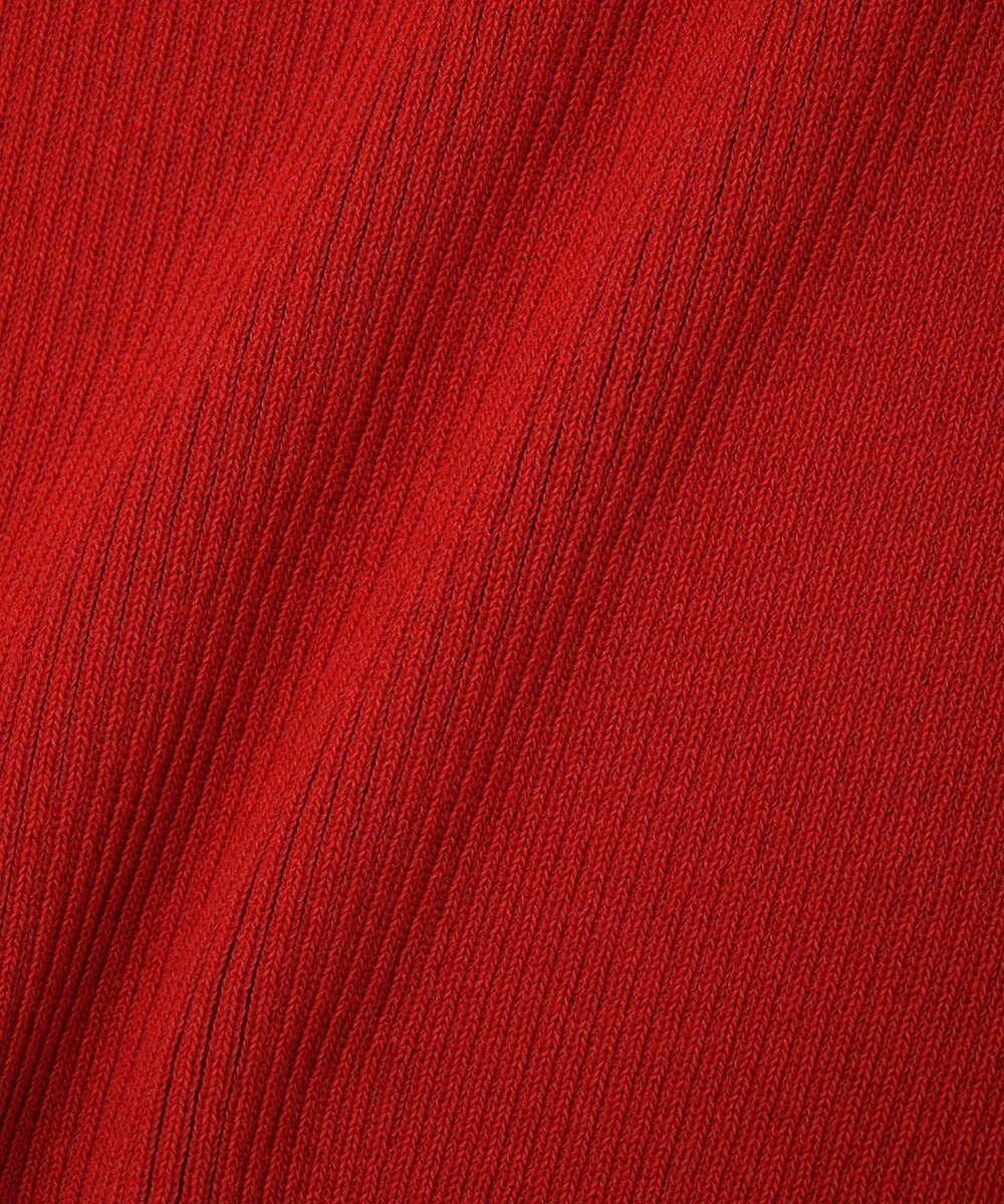 earth music&ecology ロゴ刺繍ノースリーブニットプルオーバー 