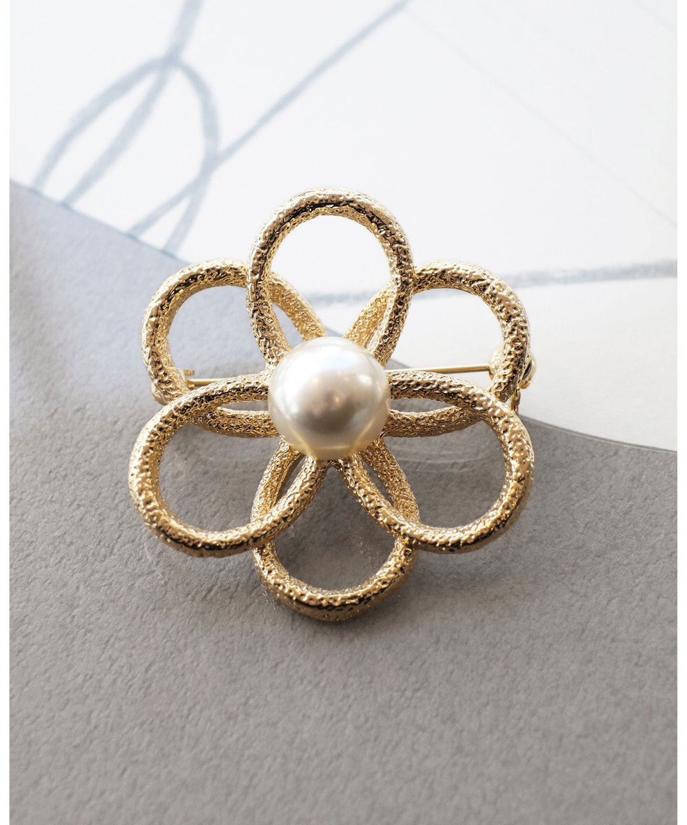 Tiaclasse 【安田美沙子さんスタイリングアイテム】フラワーモチーフブローチ 