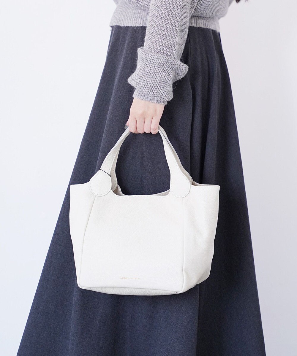 Hekhèr Le Style de Vie 【日本製/セレモニーにも】シュリンクレザー ハンドバッグ small 