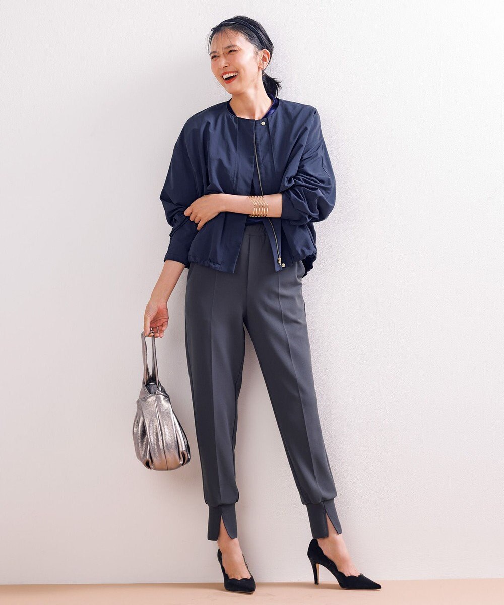 UNFILO ストレッチ ベロアＴシャツ 