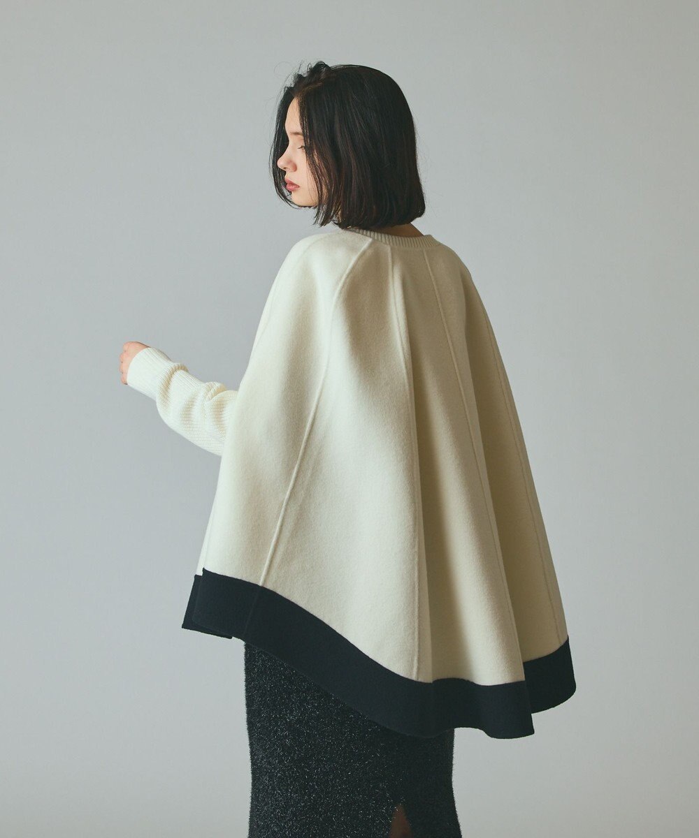 GRACE CONTINENTAL ストール付リバーケープ 