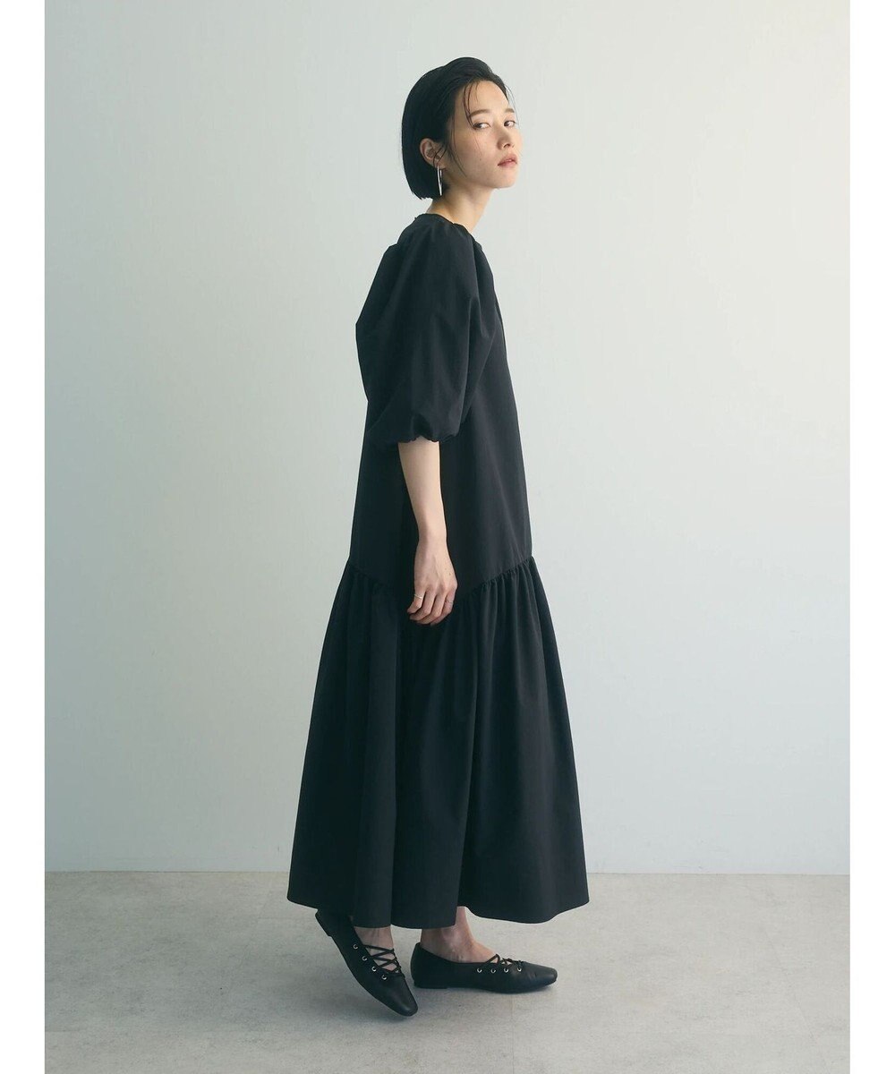 Green Parks armonia.ボリュームギャザーワンピース 