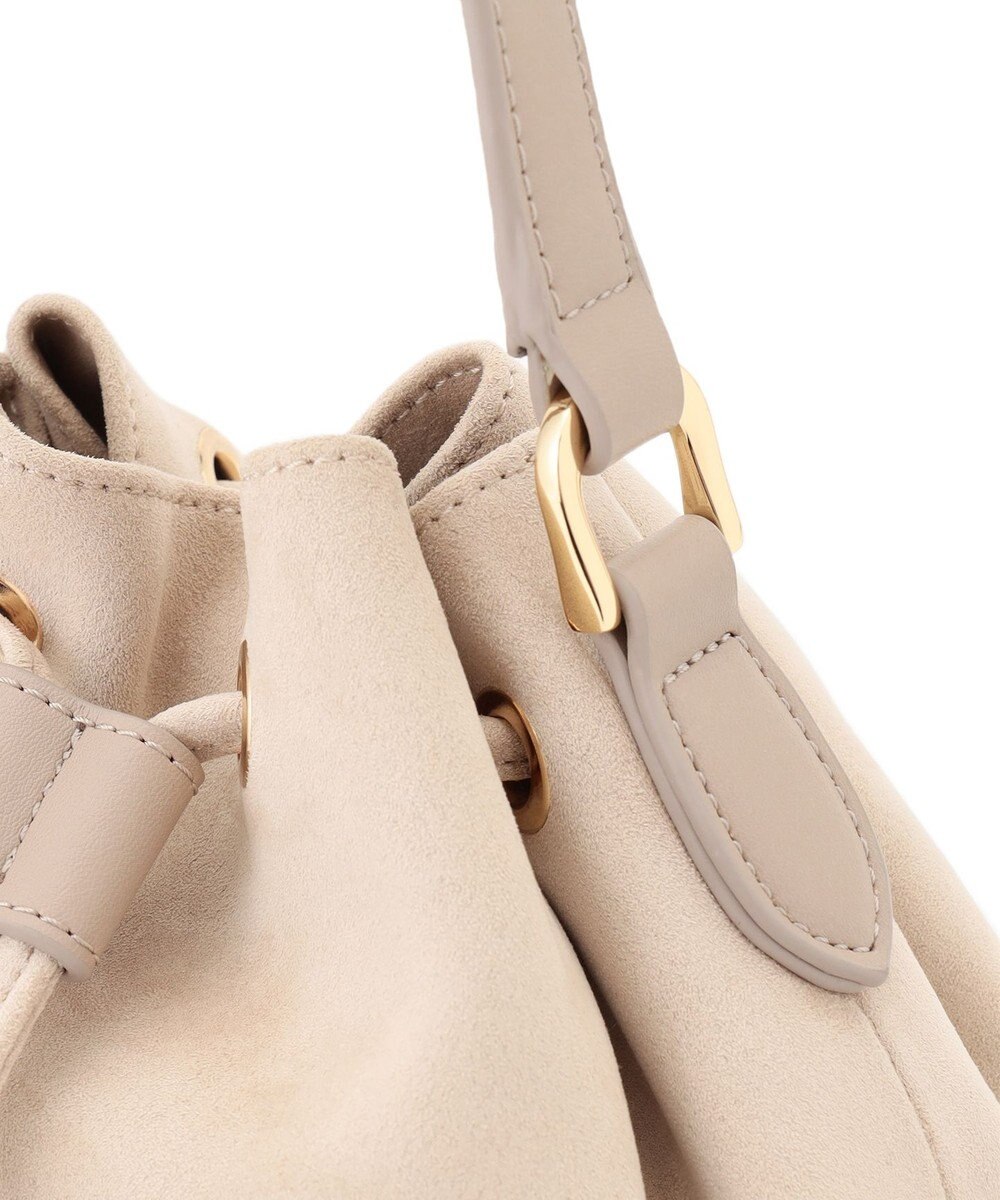 23区 スエード コンビ ドロスト バッグ 