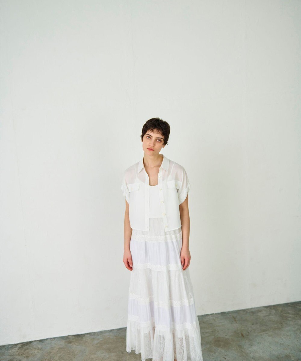 GRACE CONTINENTAL レースコンビキャミソールワンピース 