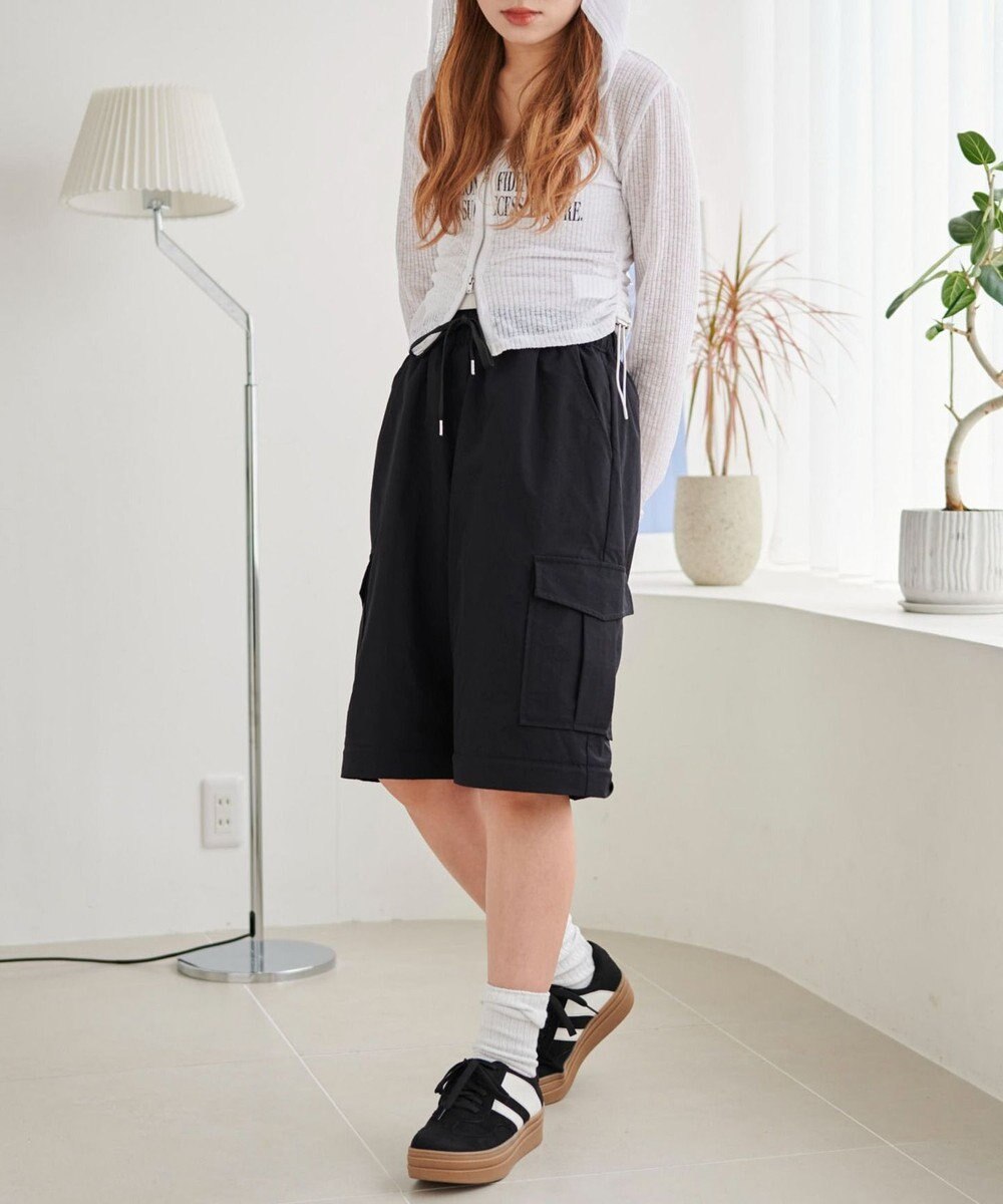 WEGO 【ウエストゴム】2WAYカーゴパンツ 