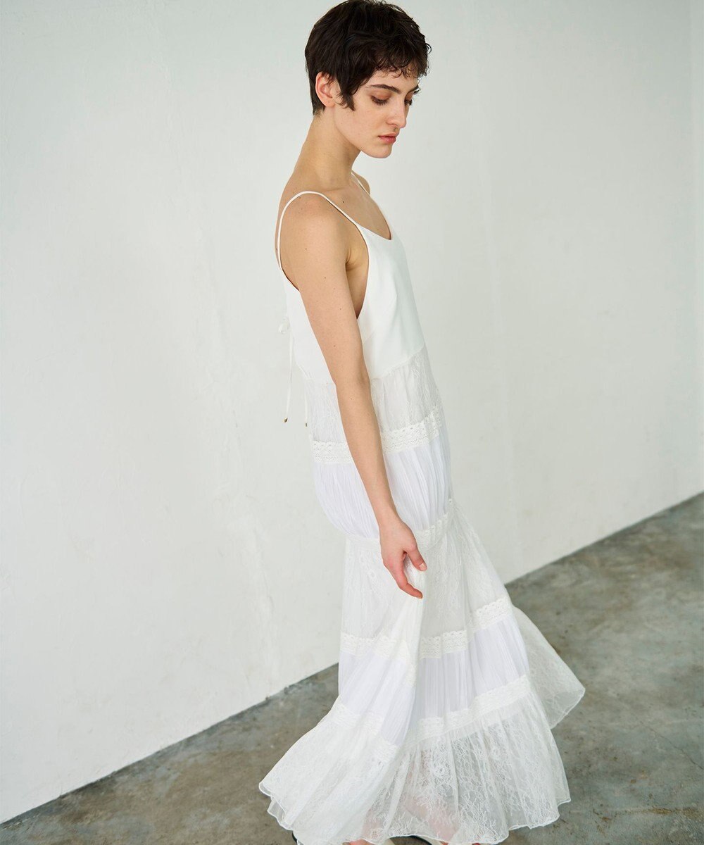 GRACE CONTINENTAL レースコンビキャミソールワンピース 